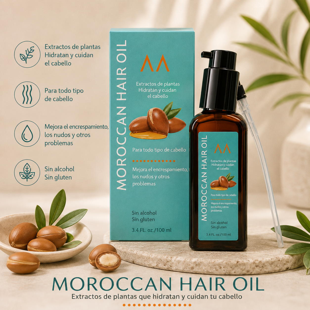Moroccanoil – Tratamientos Capilares con Aceite de Argán 100ml
